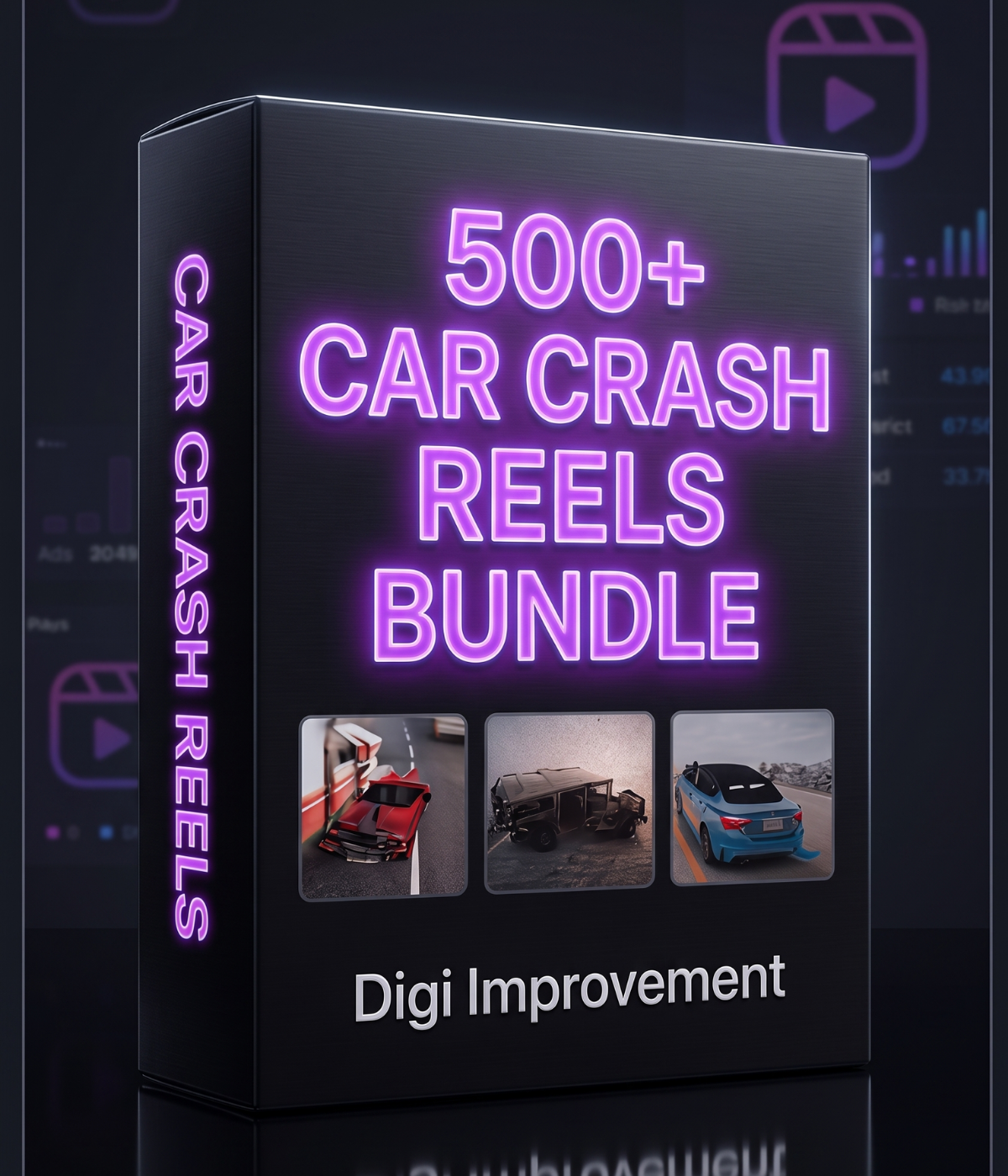 500+ Trending Car Crash Reels Bundle