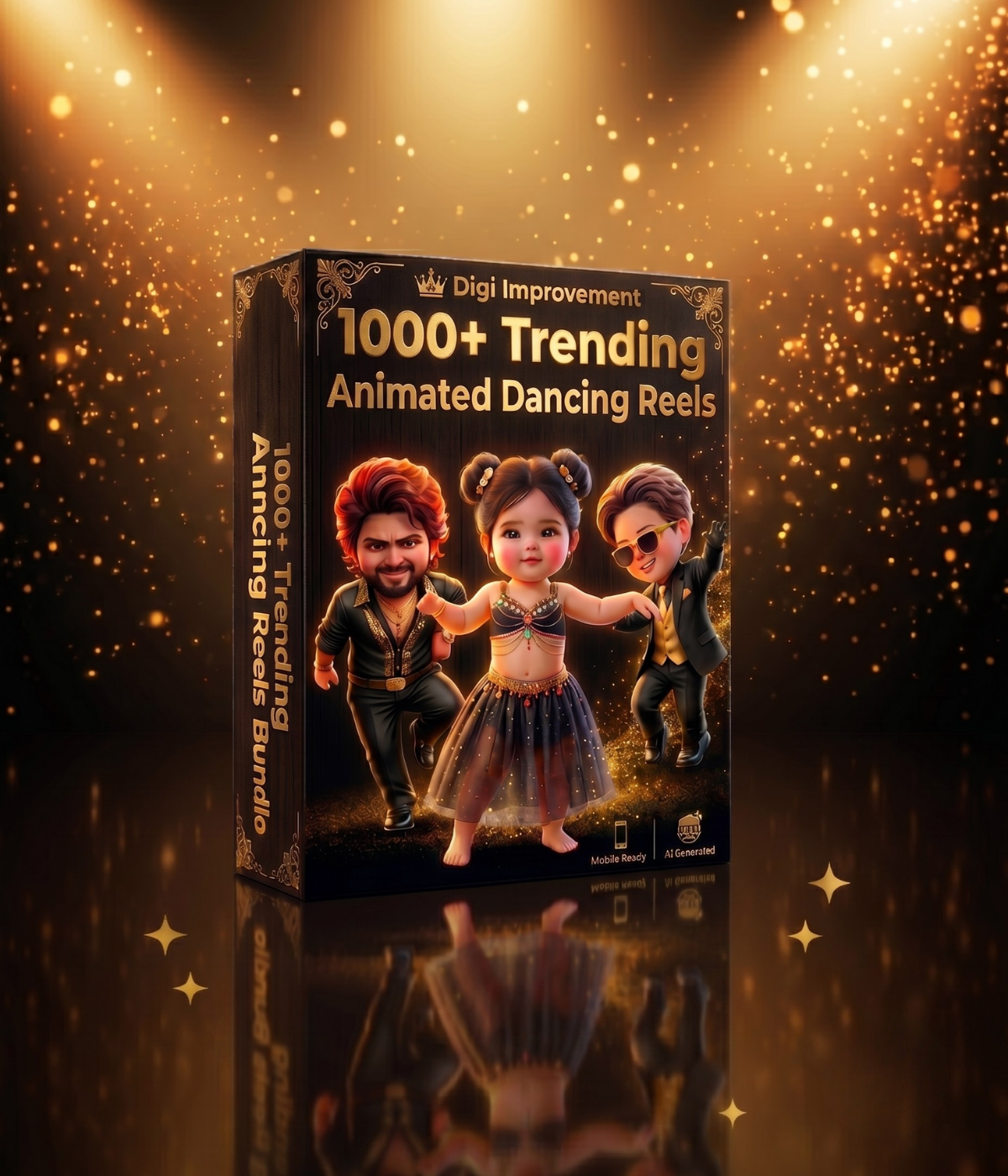 1000+ Trending AI Dancing Reels Bundle