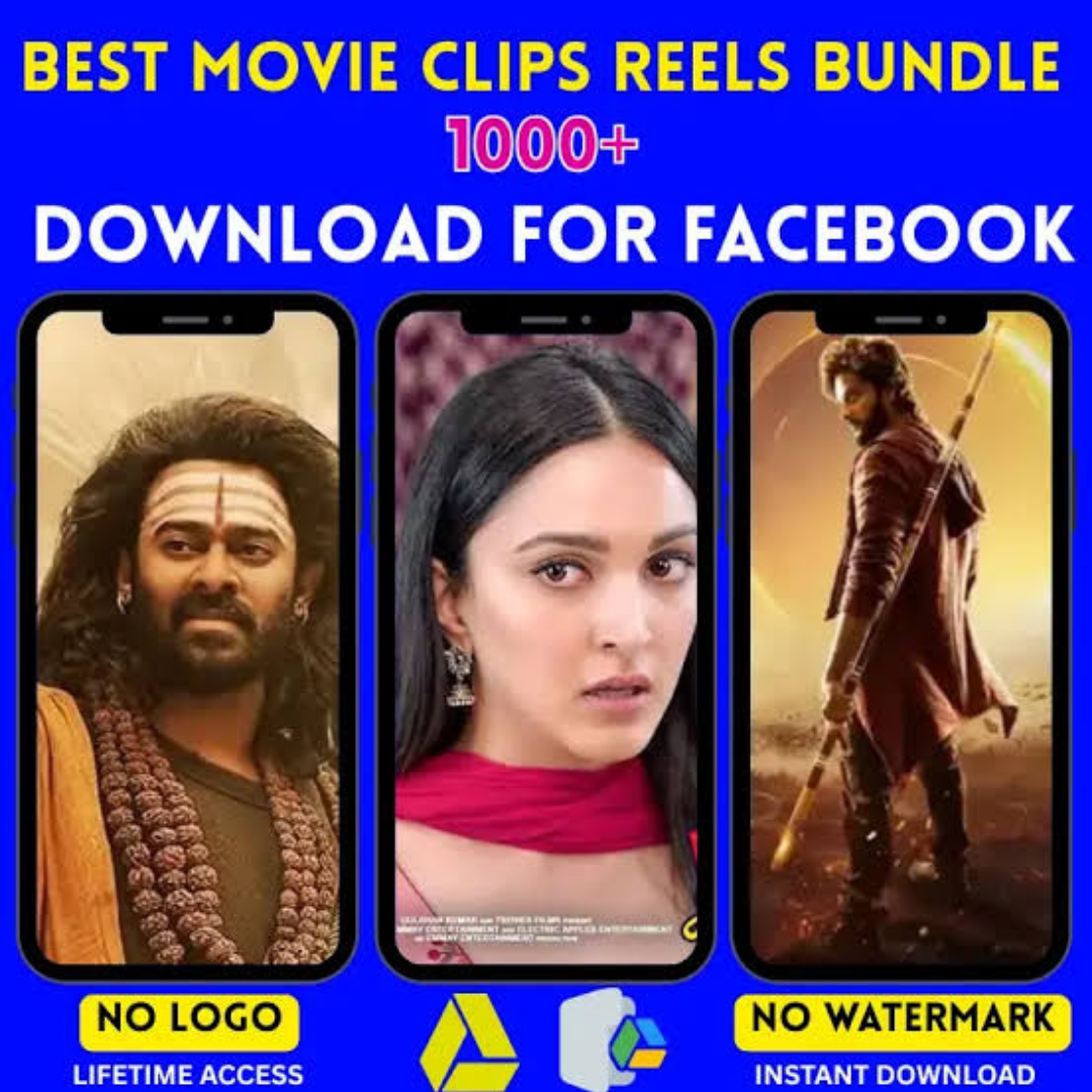 1000+ Movie Clips & Reels Bundle