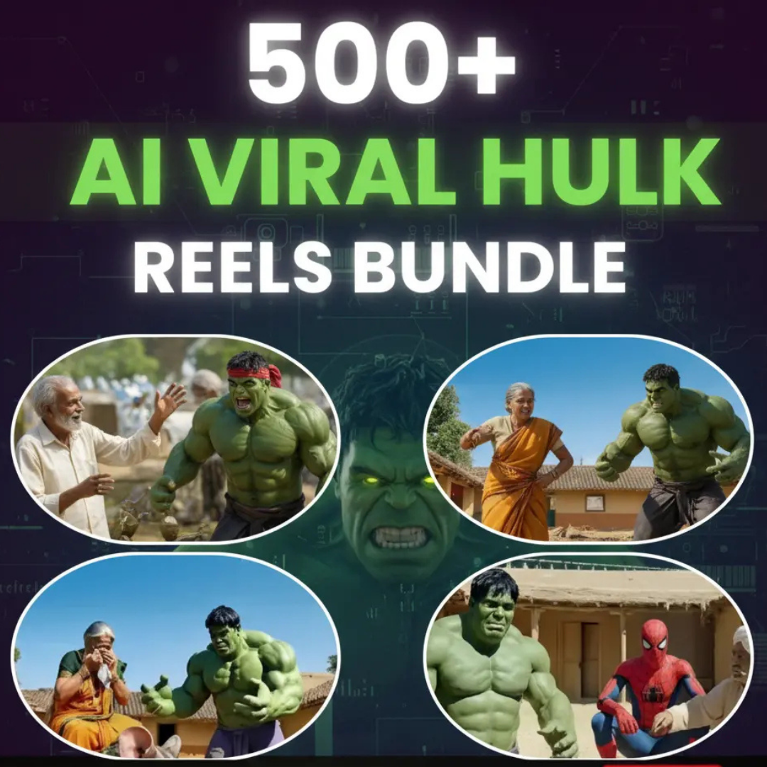 500+ AI Hulk Reels Bundle