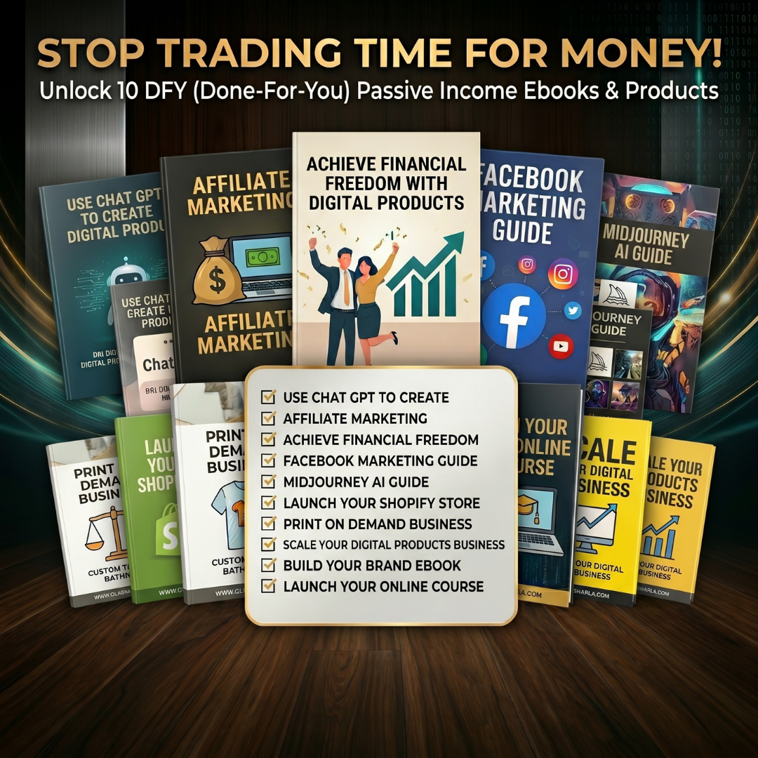 10 PLR Passive Income Ebook Bundle