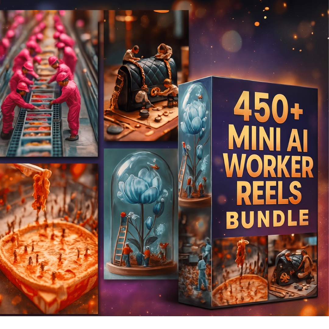 450+ AI Miniature Reels Bundle