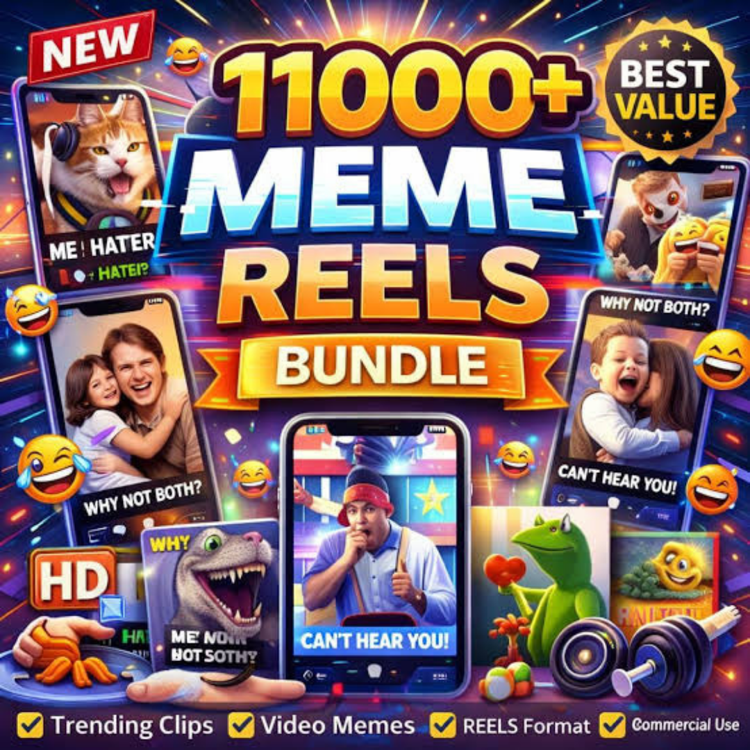 11000+ Viral Memes Reels Bundle