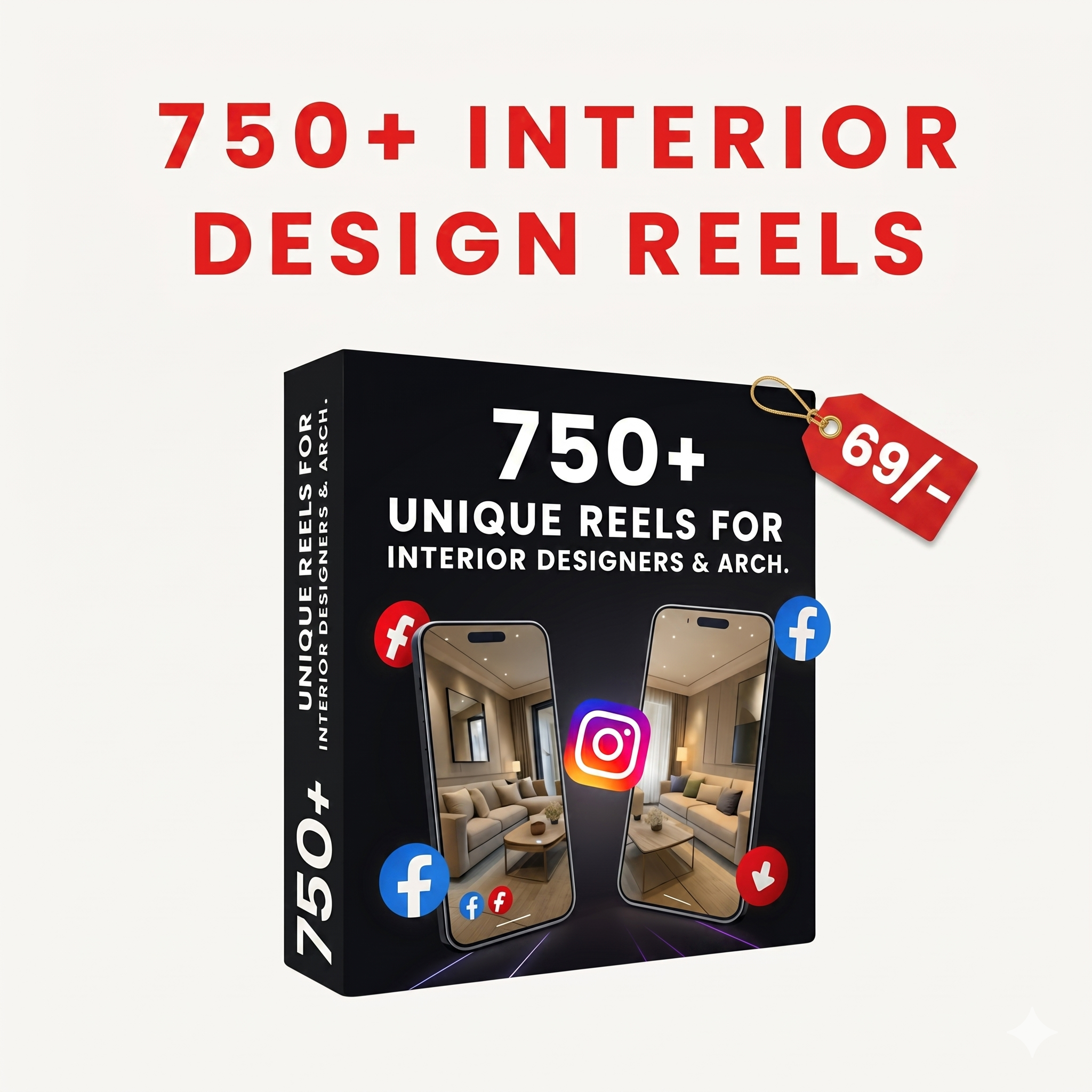 750+ Interior Design Reels Bundle