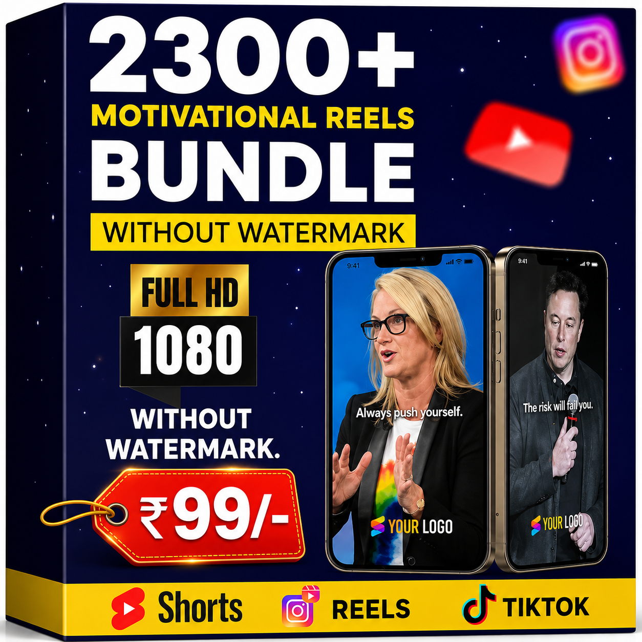 2300+ Motivation Reels Bundle (English Only)