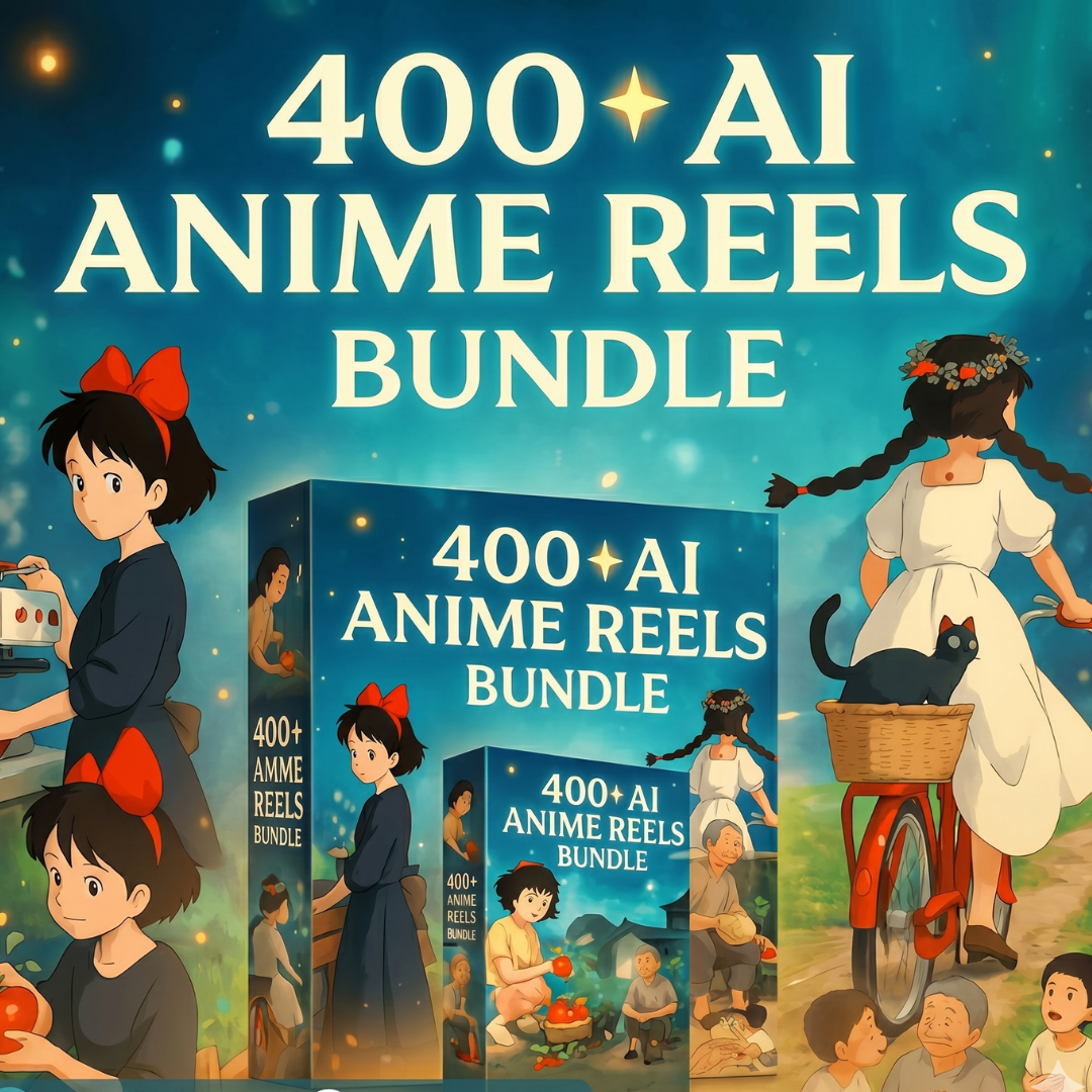 400+ AI Anime Reels Bundle