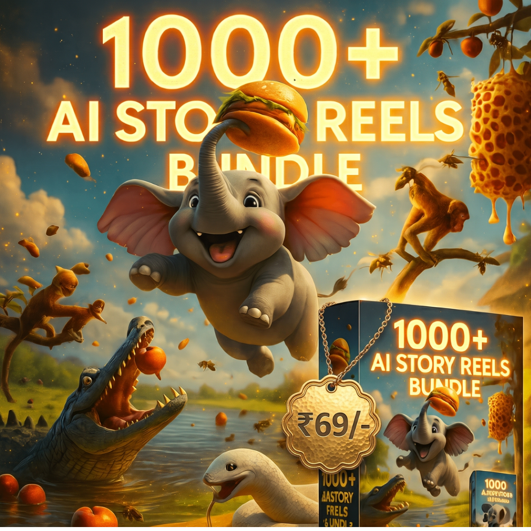 1000+ AI Hindi Story Reels Bundle (Hindi Only)