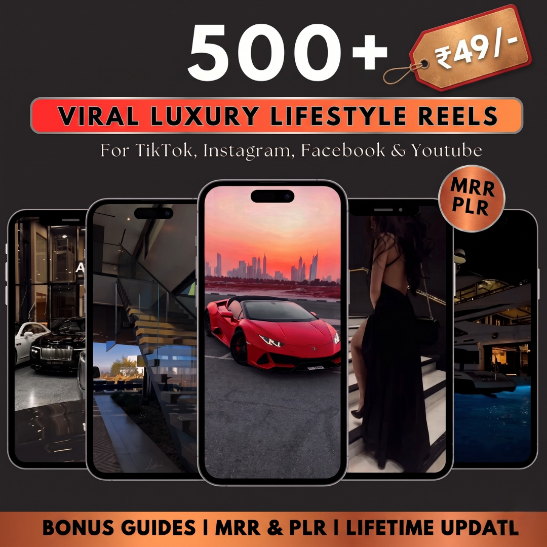 500+ Luxury Lifestyles Reels Bundle