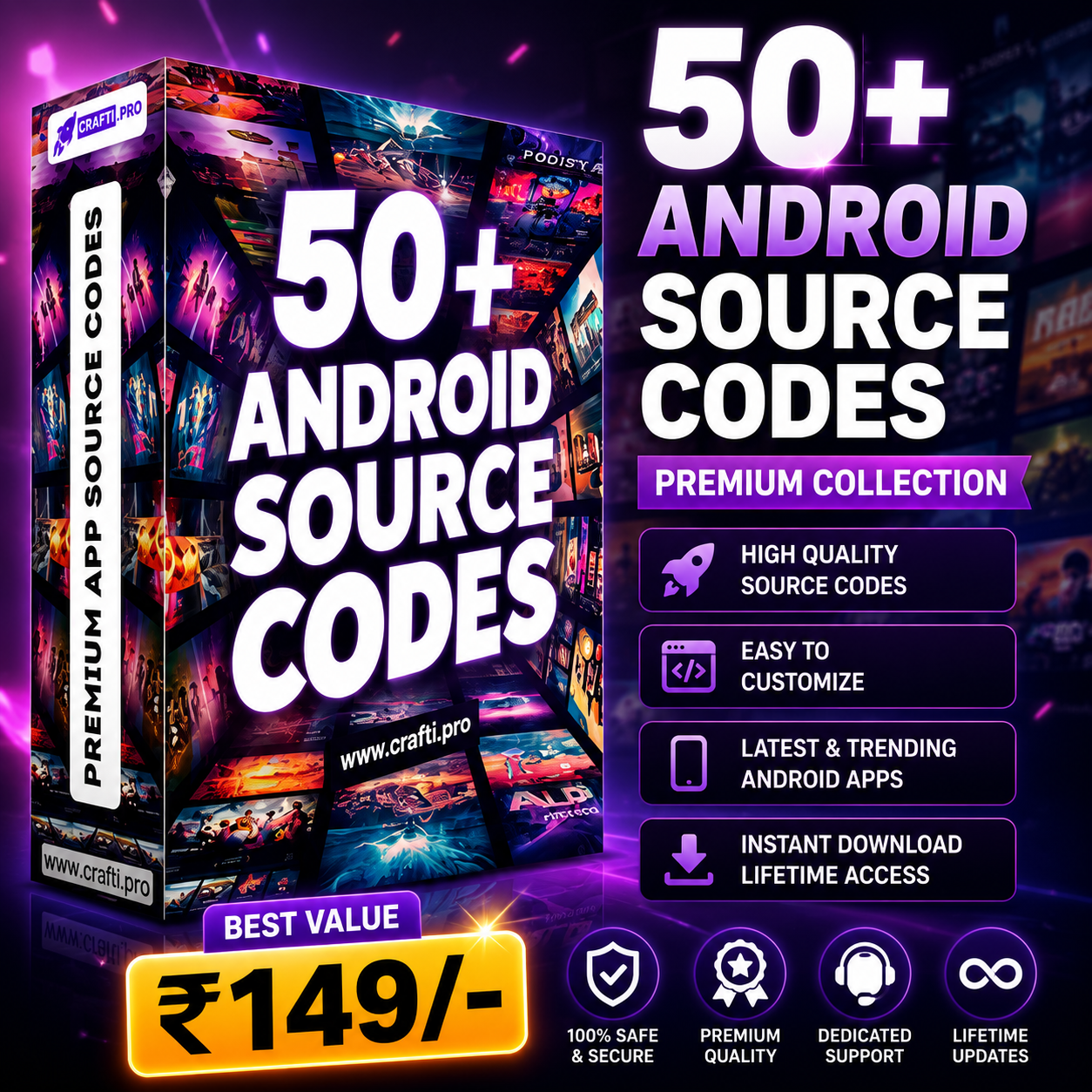 50+ Apps Source Code Bundle