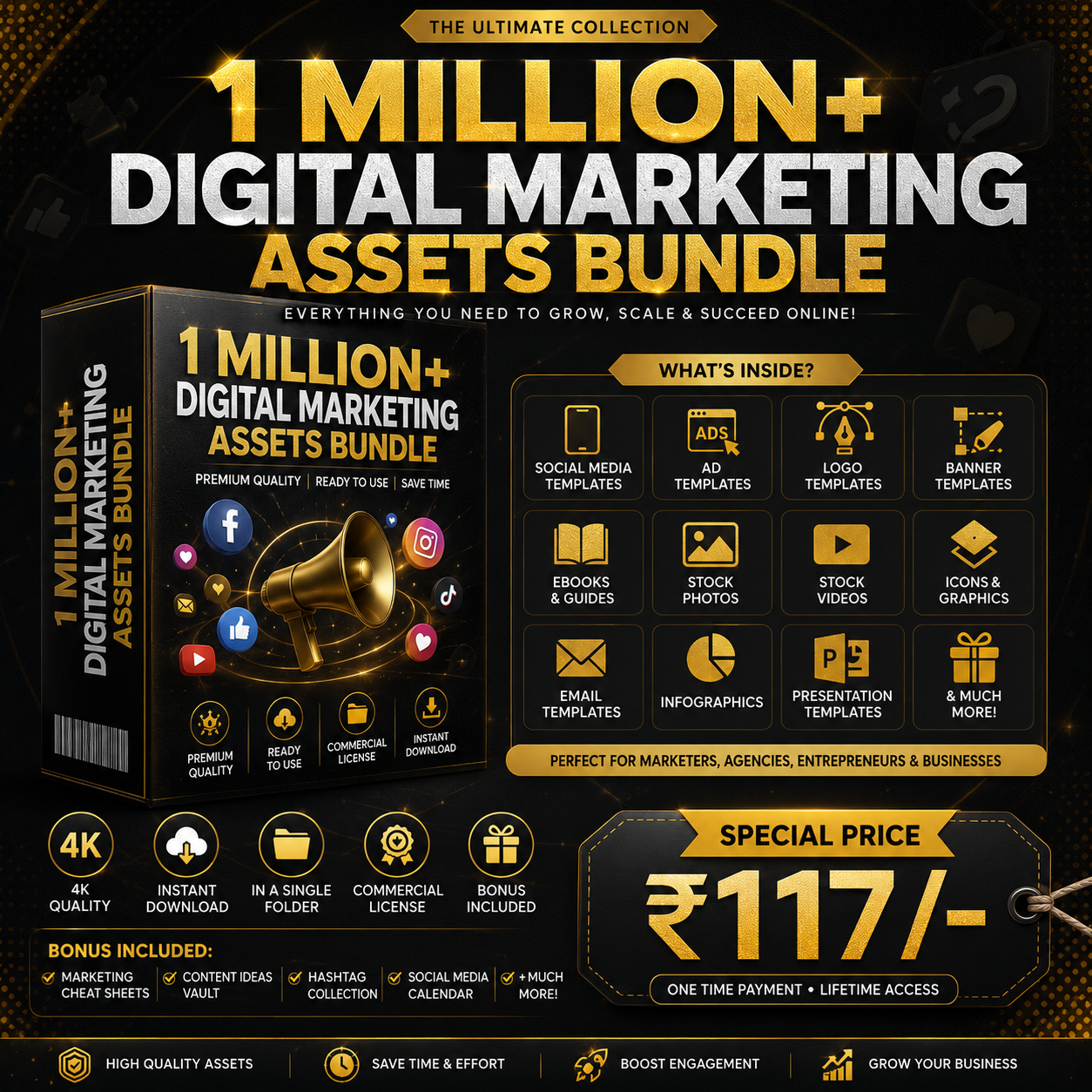1 Million+ Digital Marketing Assets Bundle