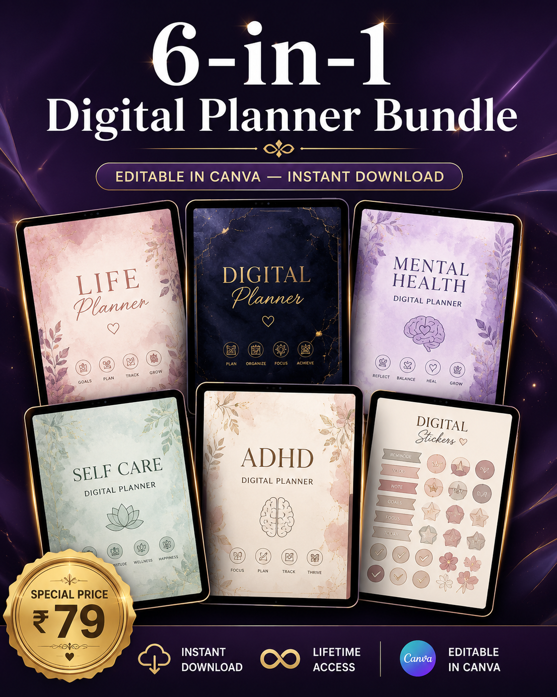Premium Planners Bundle By Digi Improvement