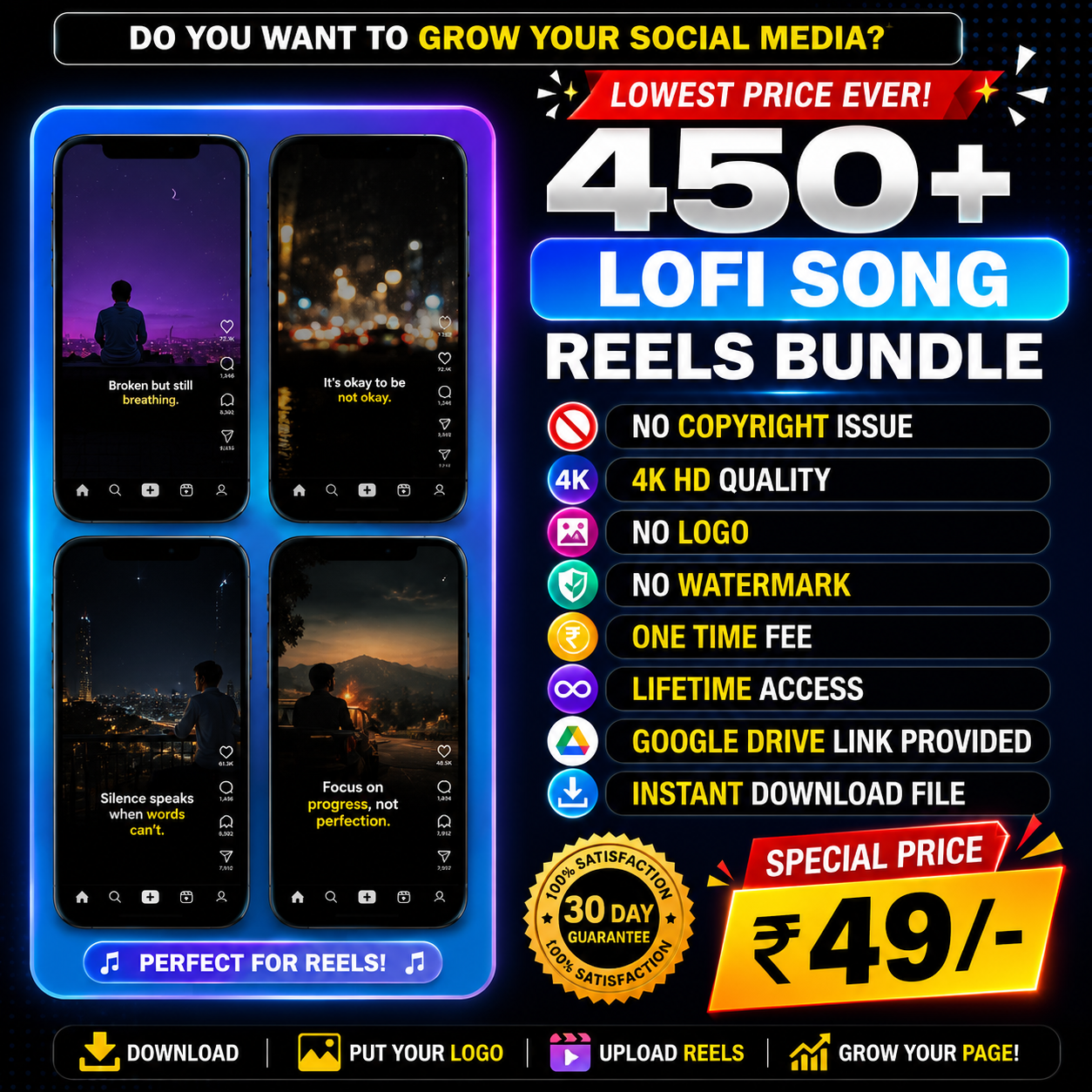 450+ Lofi Emotional Reels Bundle