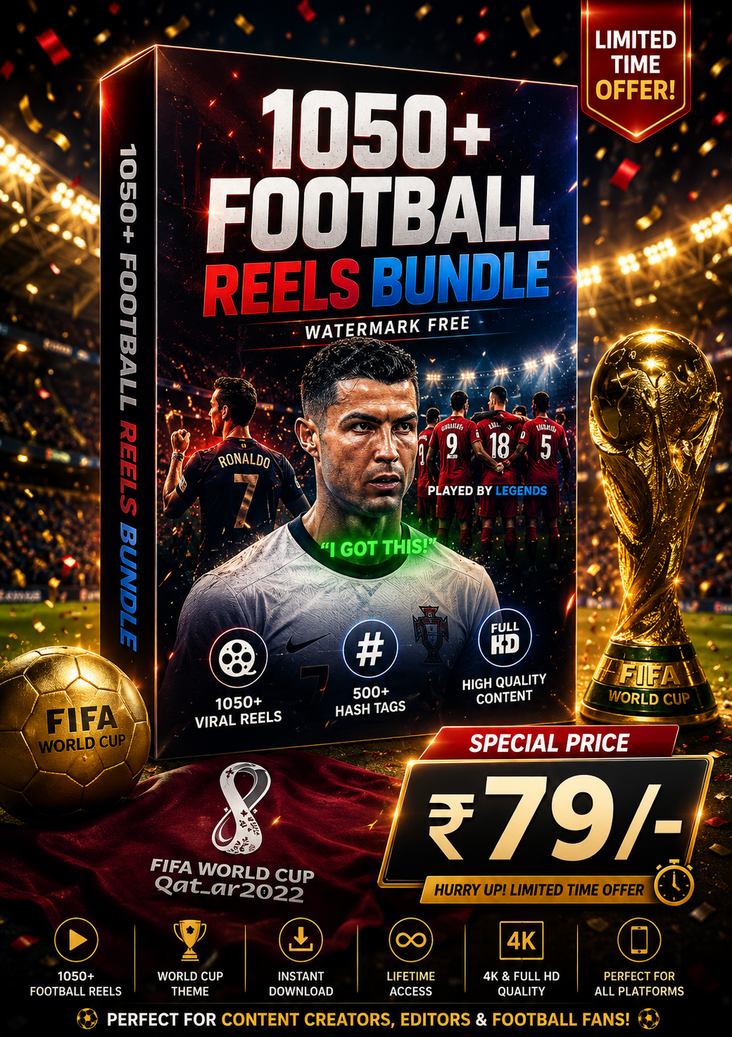 1050+ Football Reels Bundle