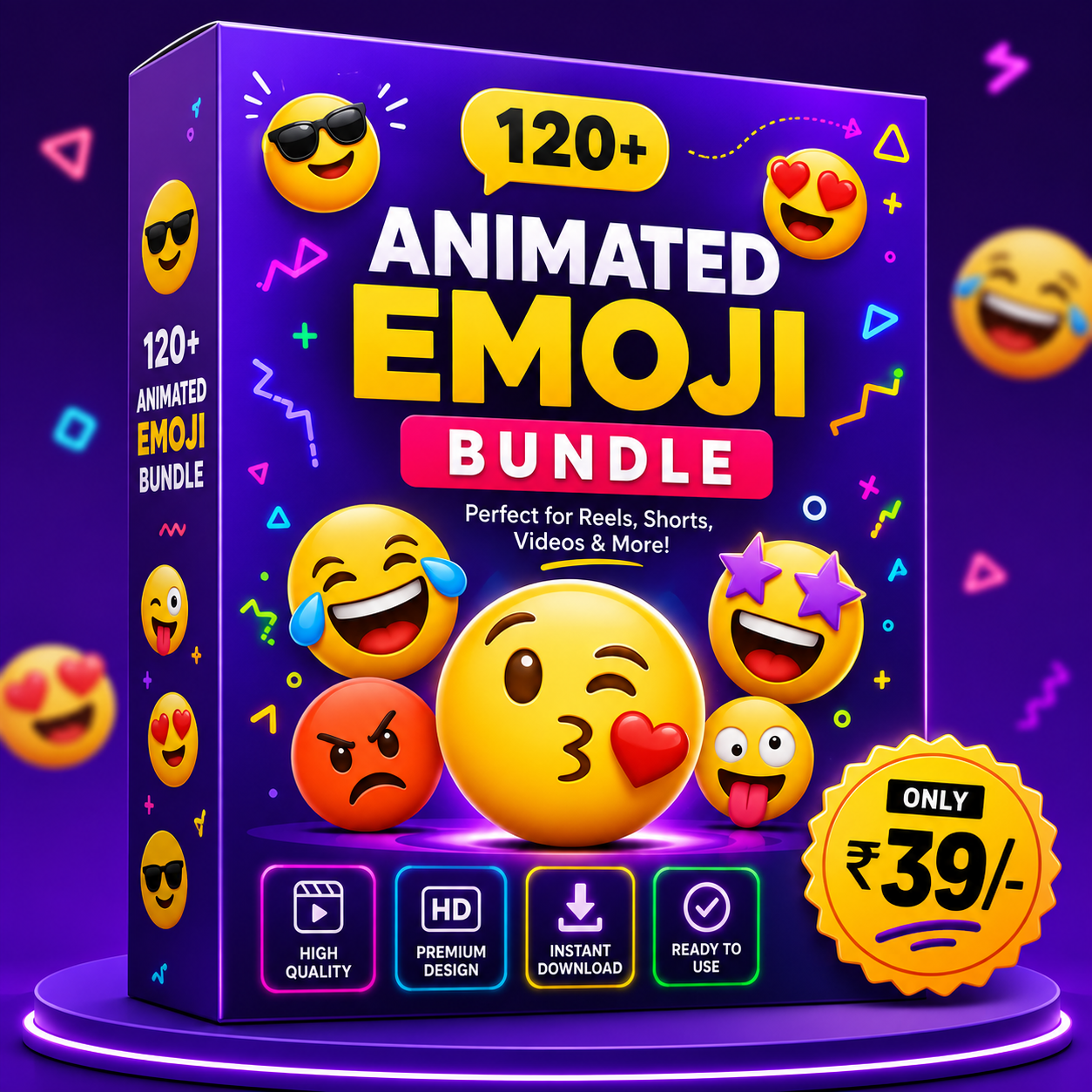 120+ Animated Emoji Bundle