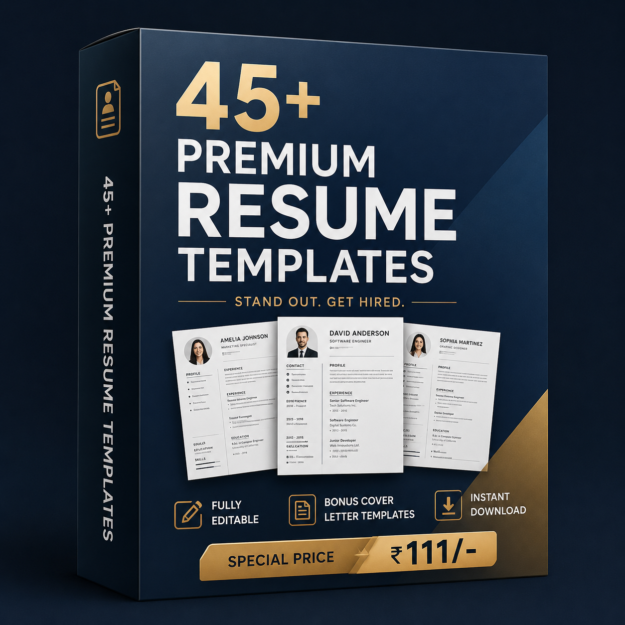 45+ Premium Resumes Template Bundle