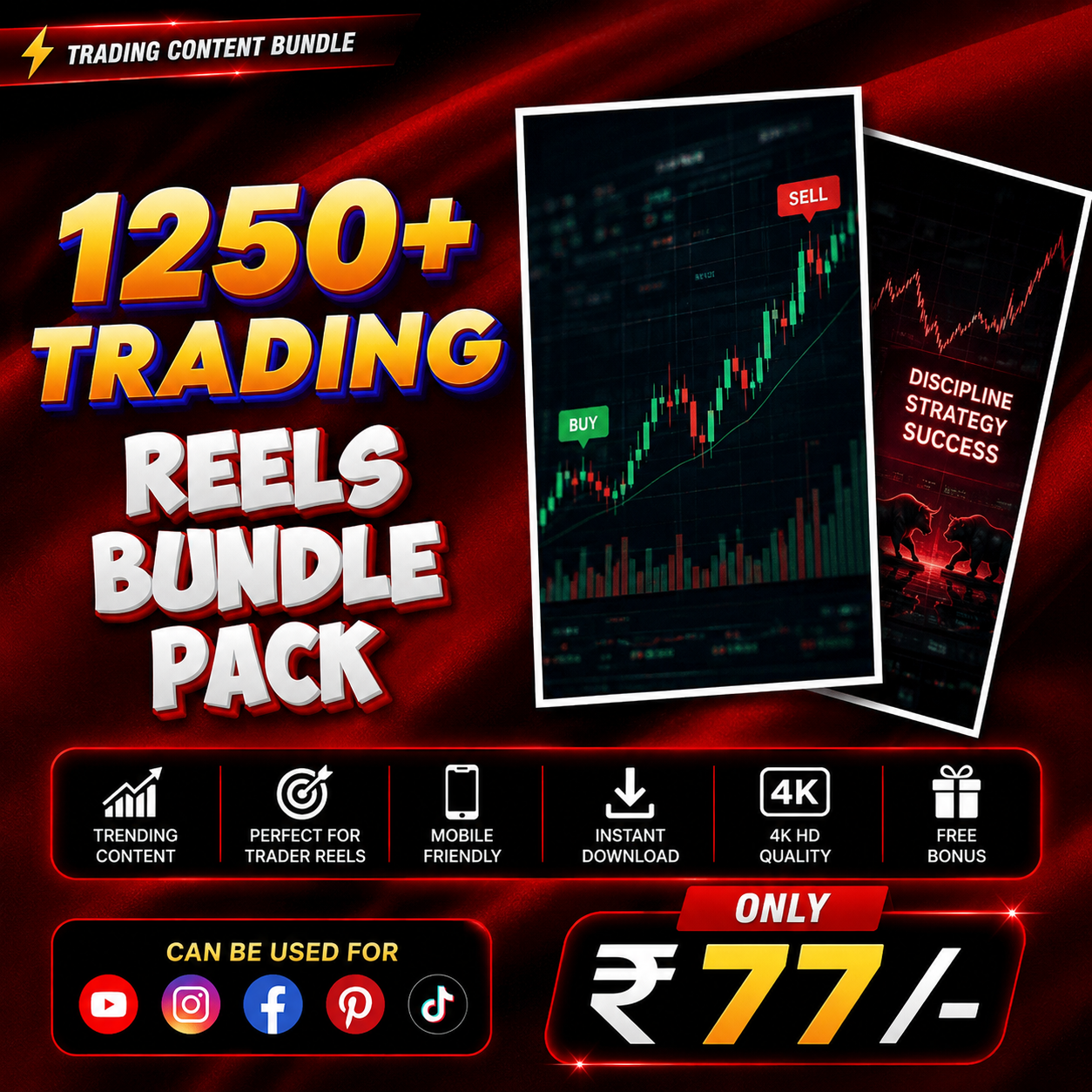 1250+ Trading Reels Bundle