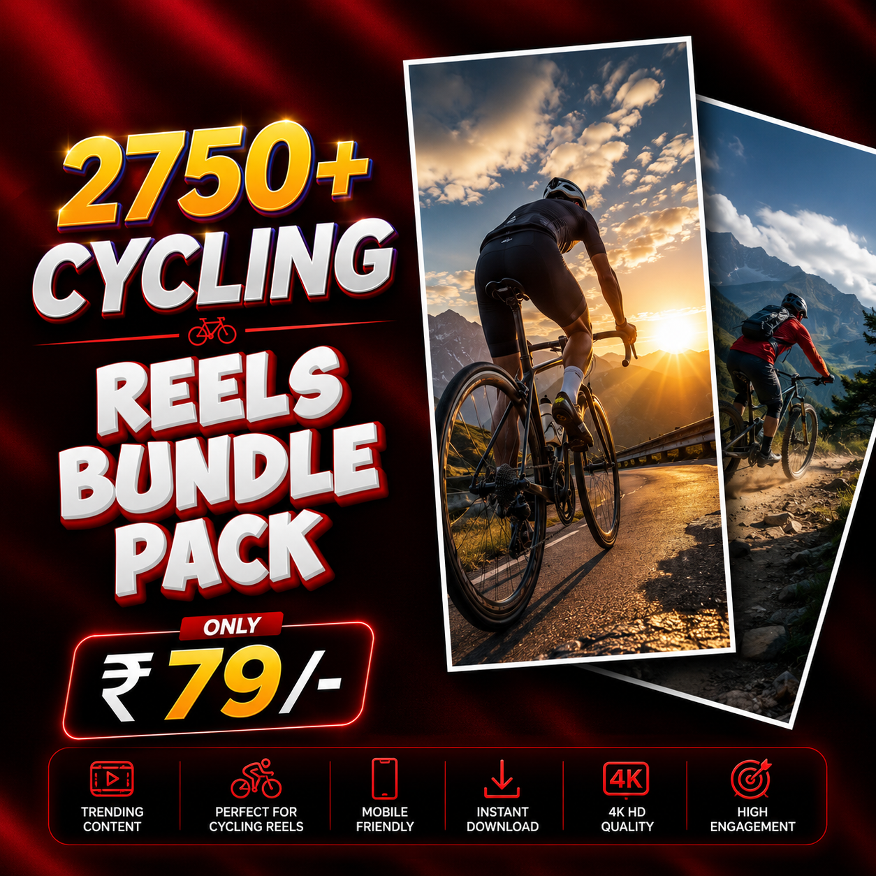 2750+ Cycling Reels Bundle