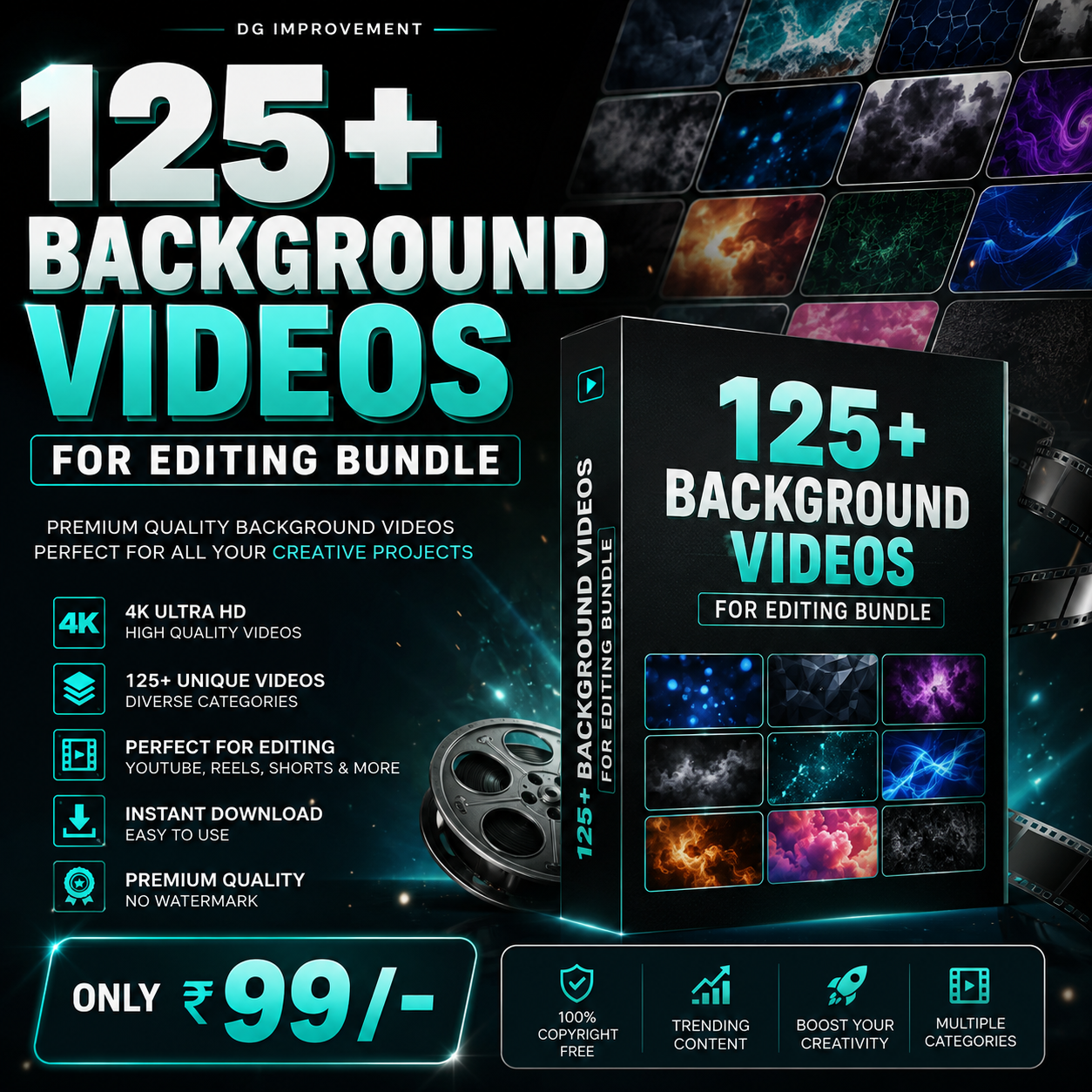 125+ Background Videos For Video Editing