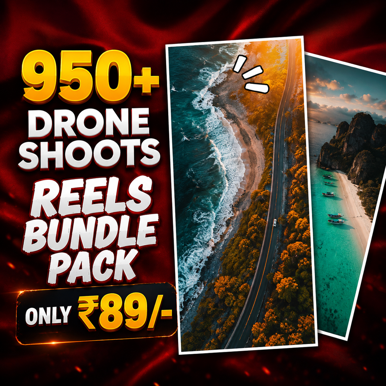 950+ Drone Shoots Reels Bundle