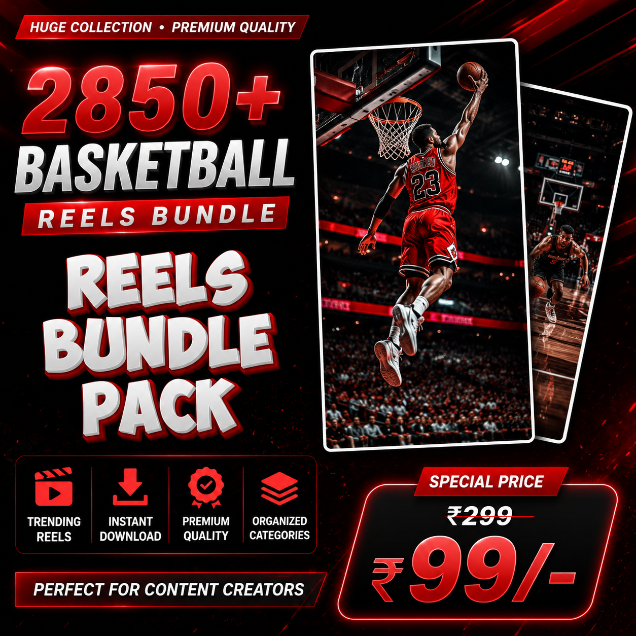 2850+ Basketball Reels Bundle