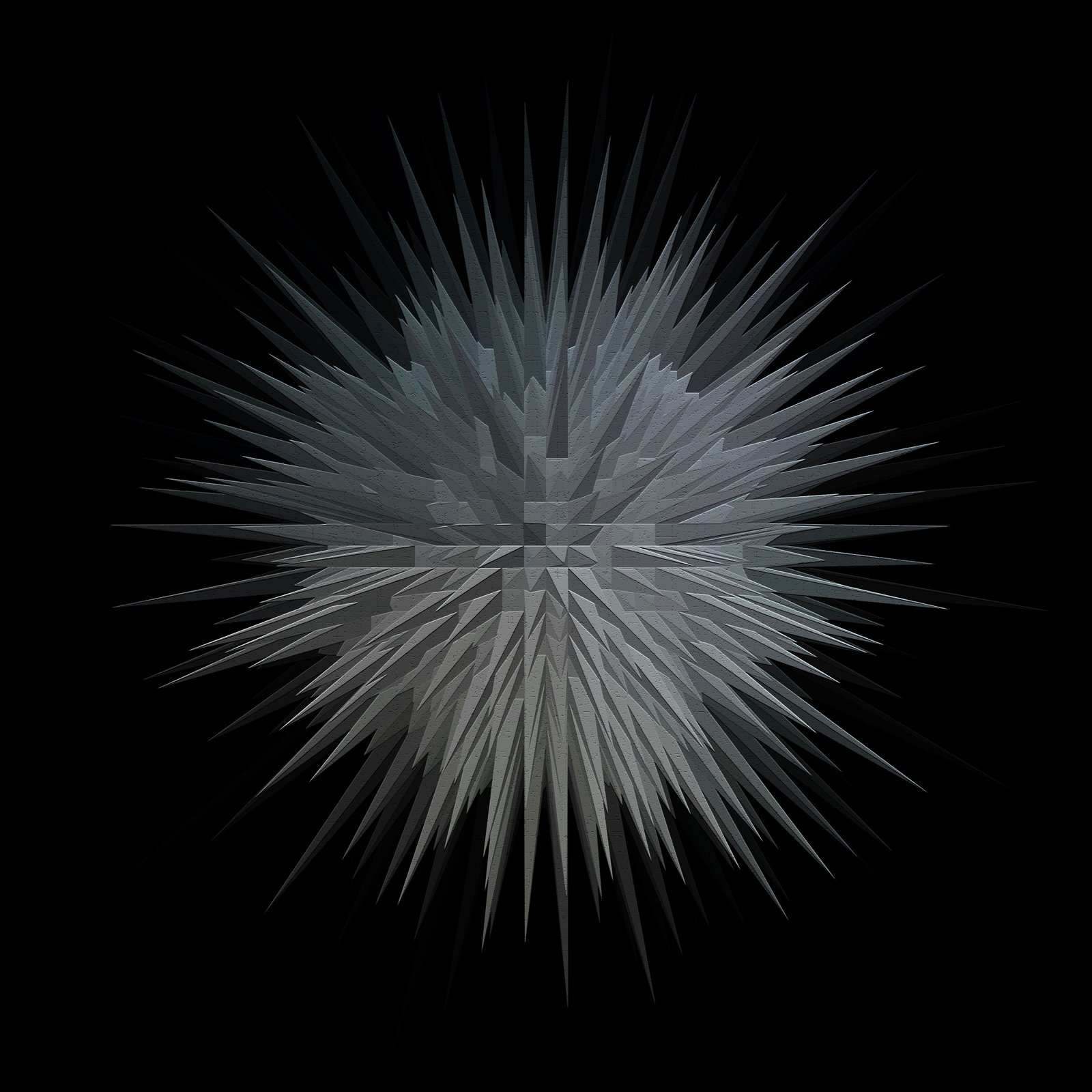 Metallic Geometric Sunburst Background (8)