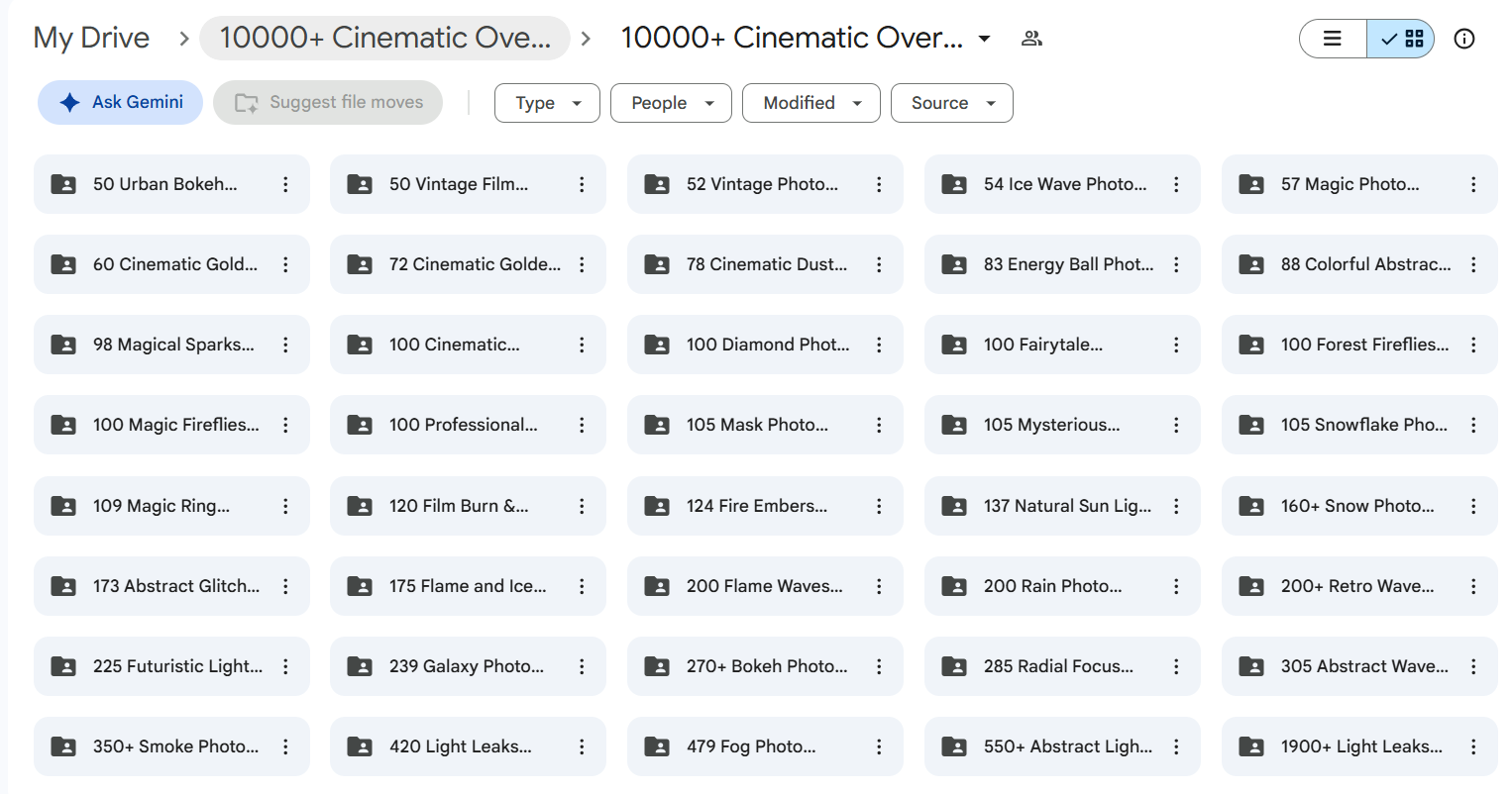 10000+ Cinematics Overlays Bundle For Editing — photo 4