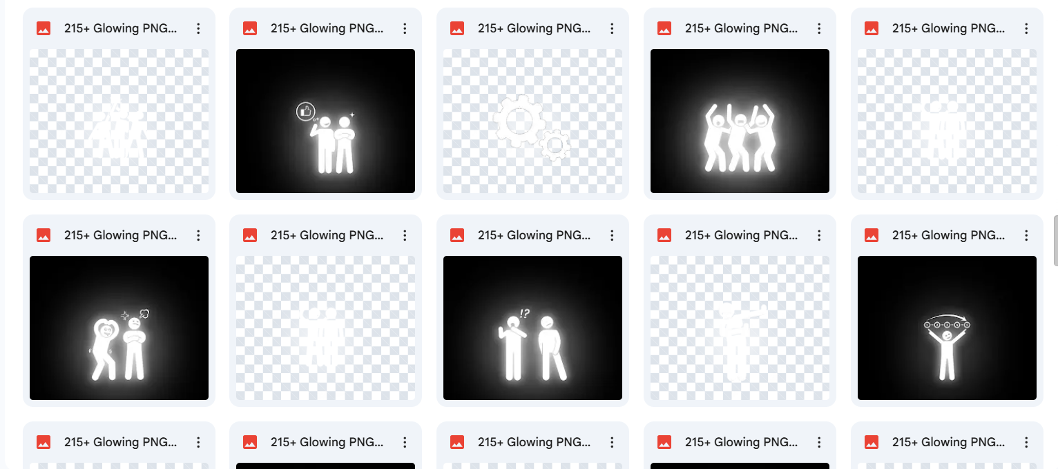 215+ Glowing PNG Bundle — photo 2