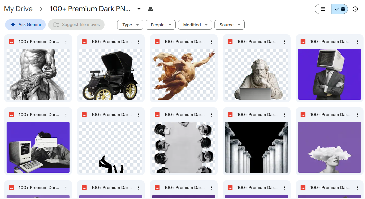 100+ Premium Dark PNG Bundle — photo 3