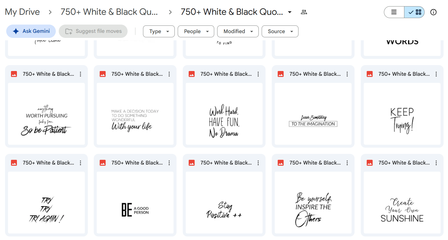 750+ White & Black quotes Bundle — photo 3