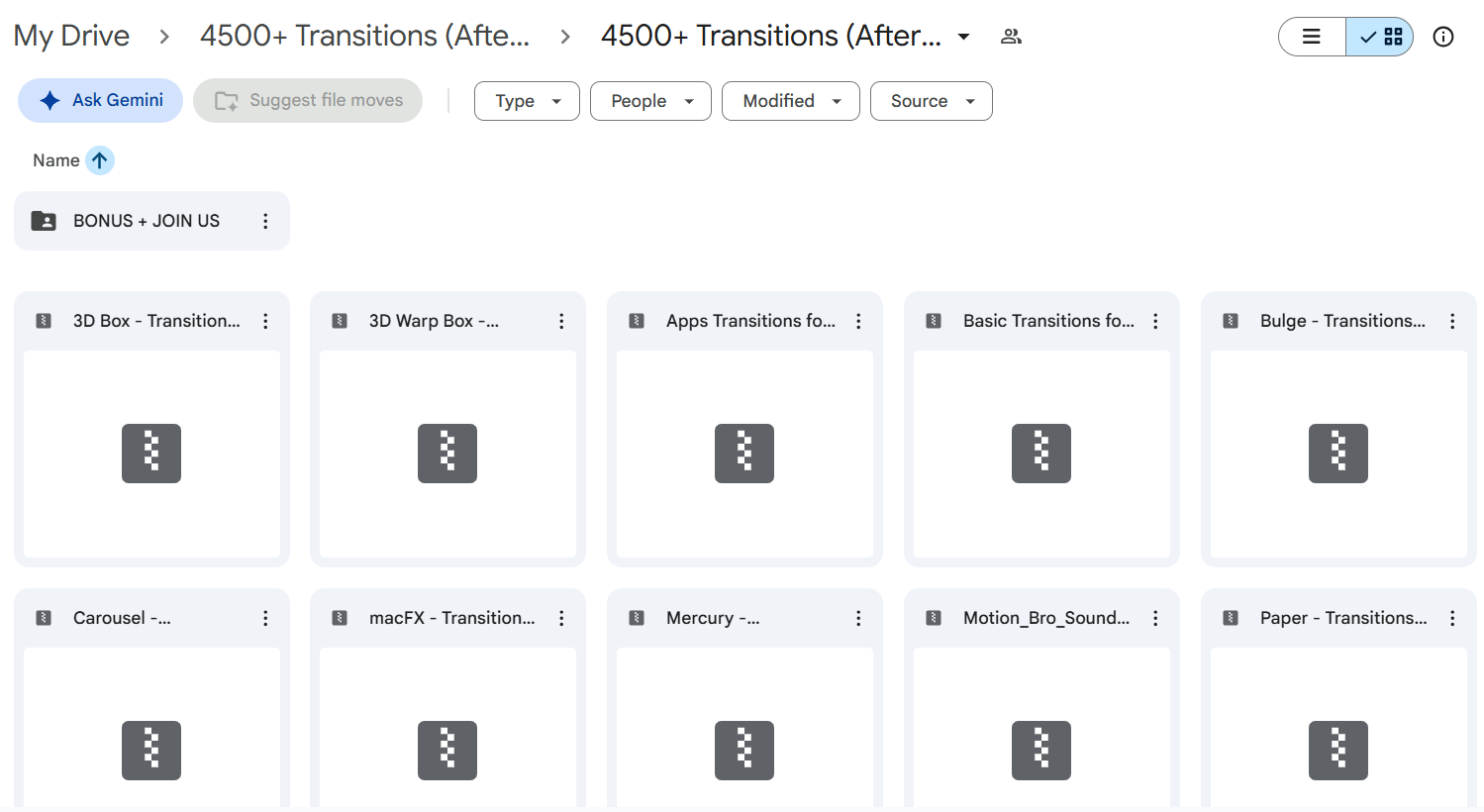 4500+ Premium After Effects Transitions Bundle — photo 3