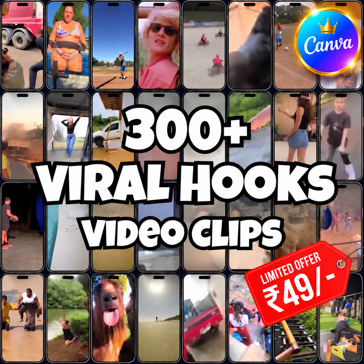 300+ Viral Hooks Reels Bundle