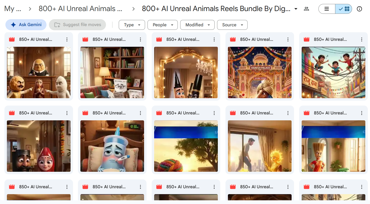 800+ AI Unreal Animals Reels Bundle — photo 3