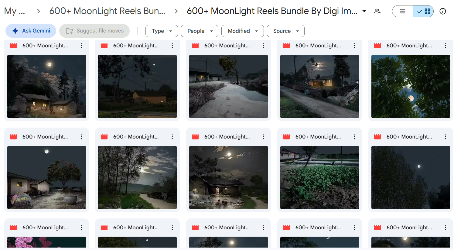 600+ Moonlight Nature Reels Bundle — photo 4
