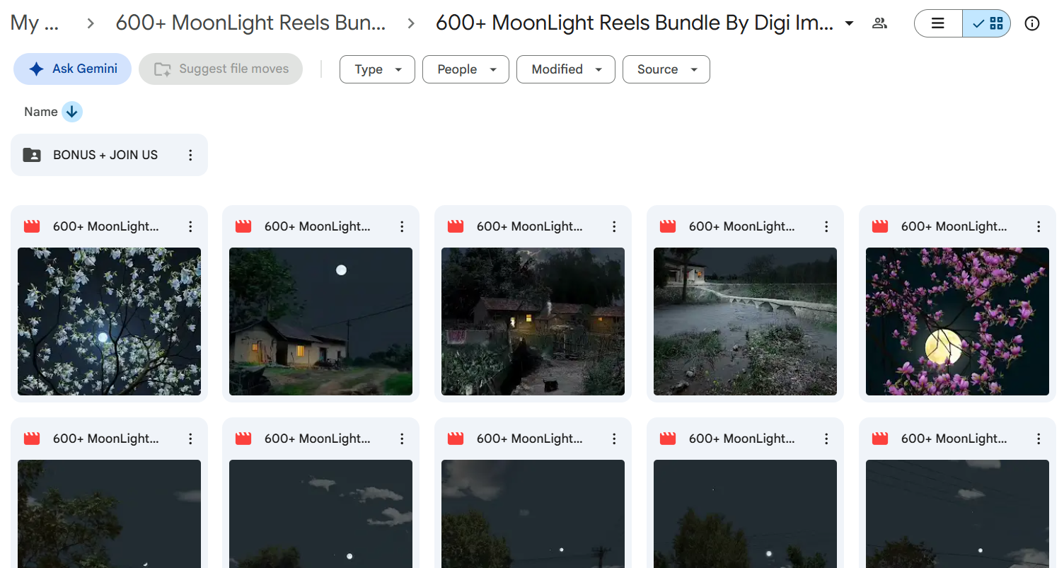 600+ Moonlight Nature Reels Bundle — photo 5