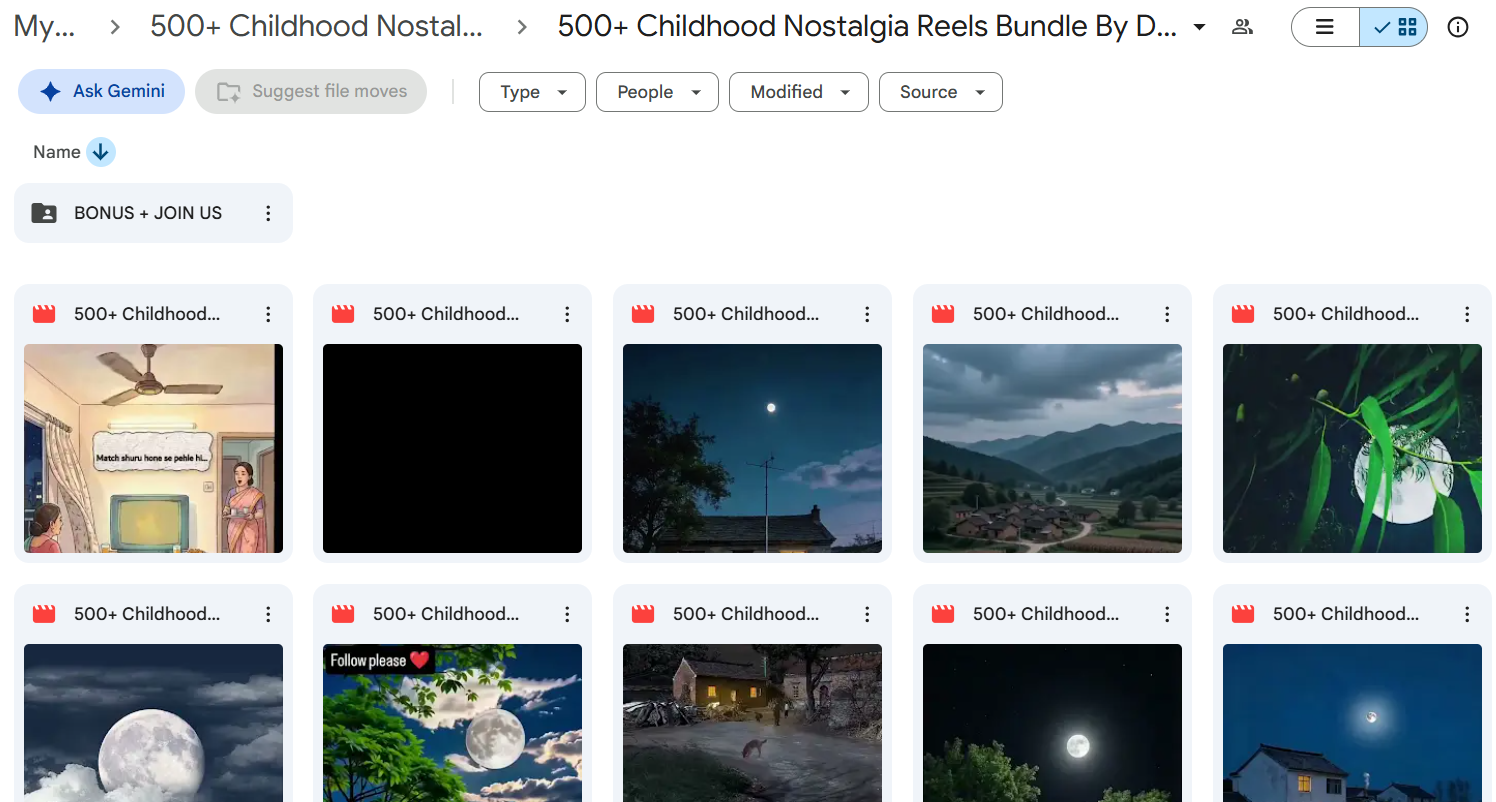 500+ Childhood Nostalgia Reels Bundle — photo 4
