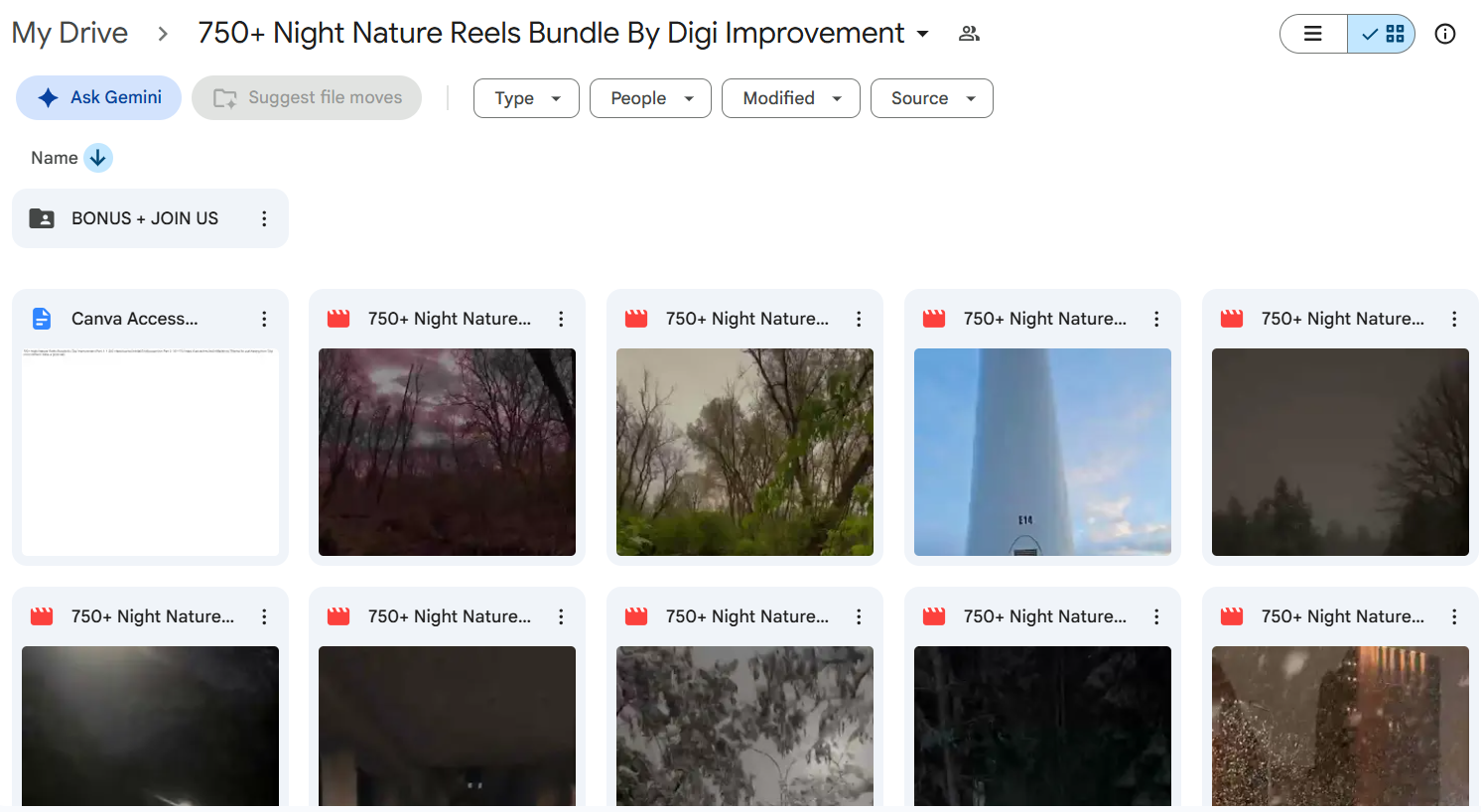 750+ Night Nature Reels Bundle — photo 4