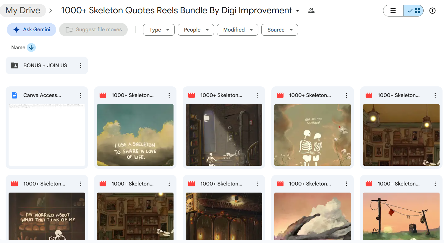 1000+ Skeleton Quotes Reels Bundle — photo 4