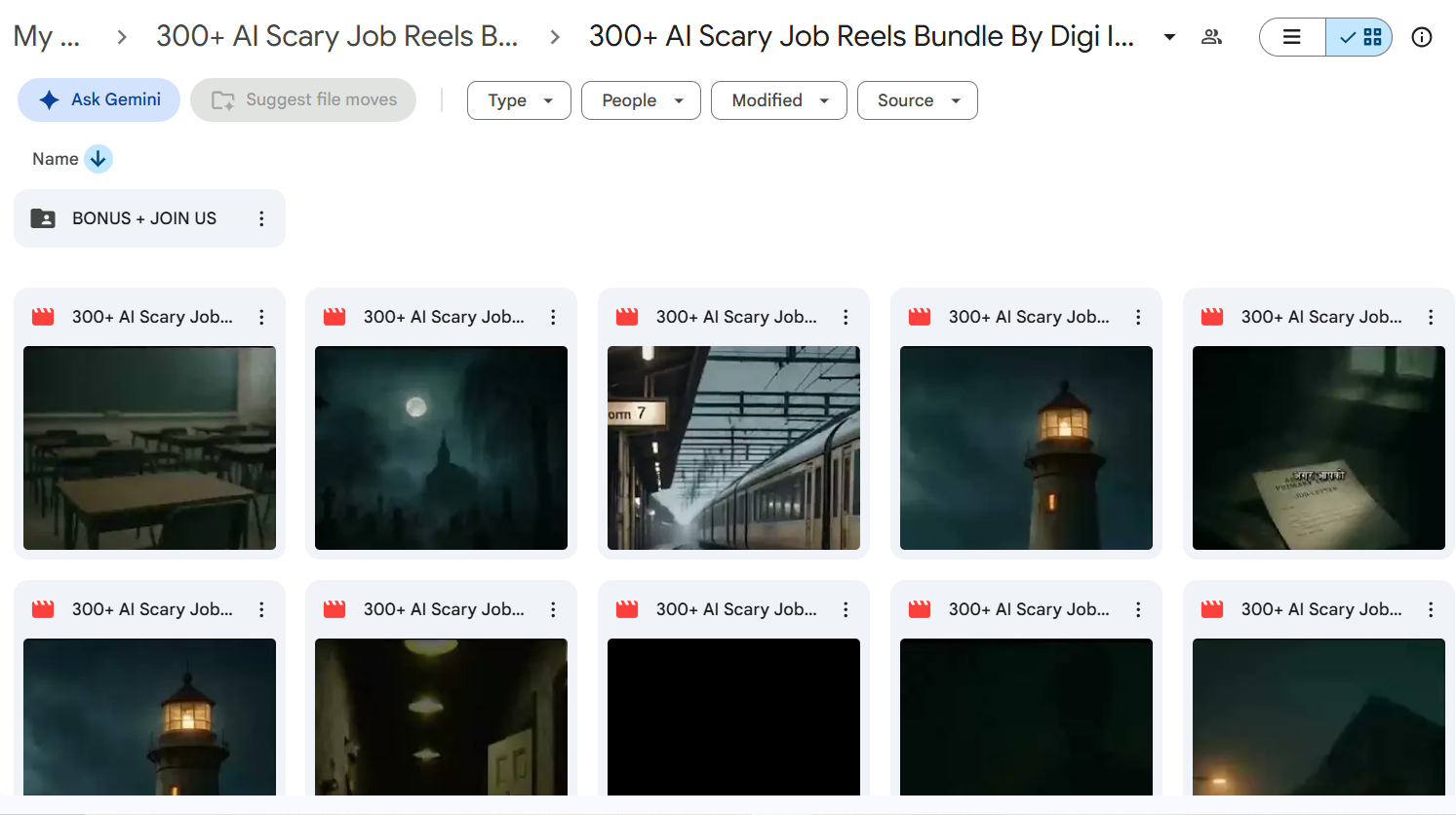 300+ AI Scary Reels Bundle — photo 4