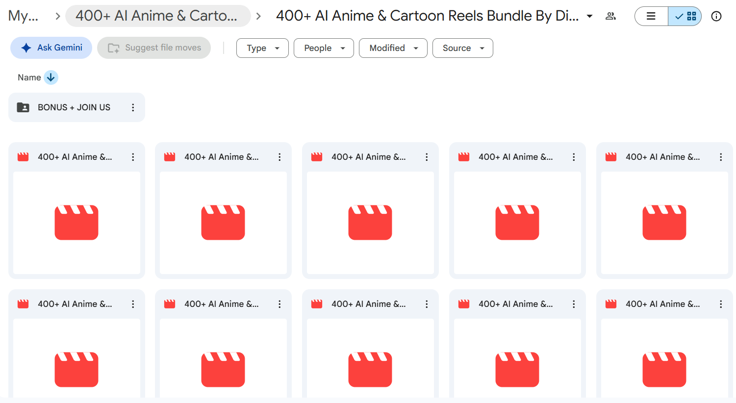 400+ AI Anime & Cartoon Reels Bundle — photo 3