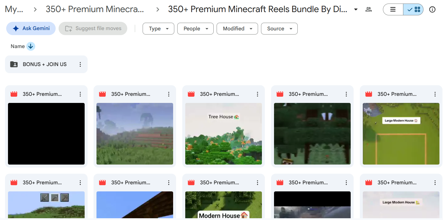 350+ Premium Minecraft Reels Bundle — photo 4