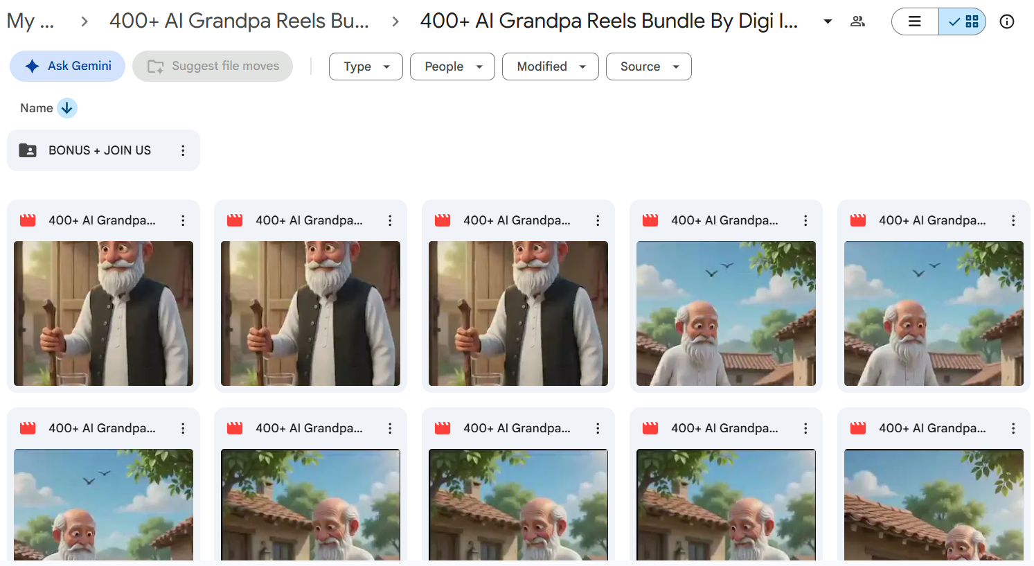 400+ AI Grandpa Reels Bundle — photo 4