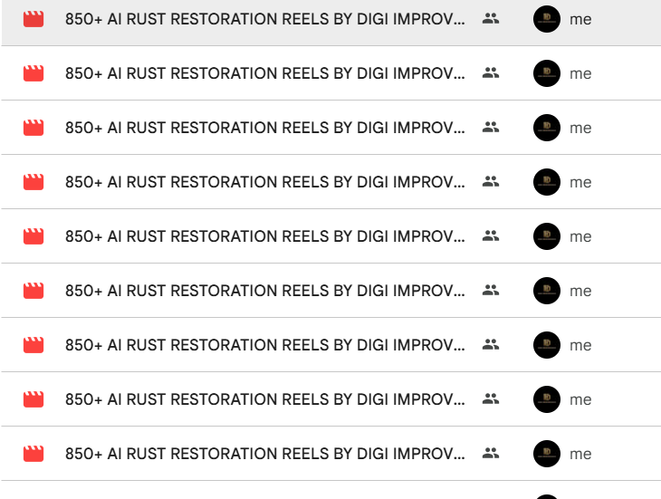 850+ AI Rust Restoration Reels Bundle — photo 3
