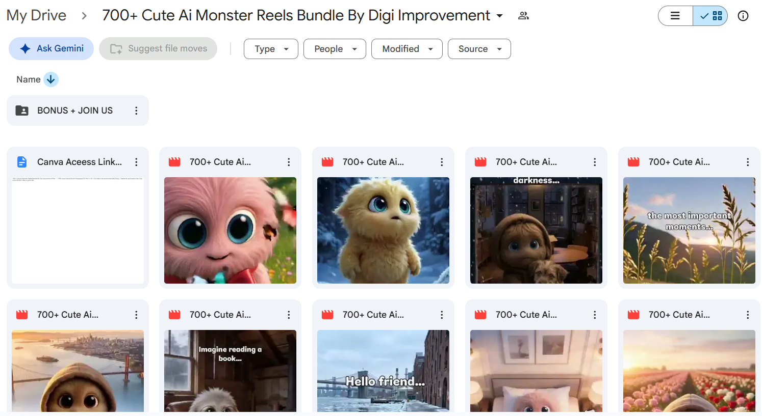700+ Cute AI Monster Reels Bundle — photo 4