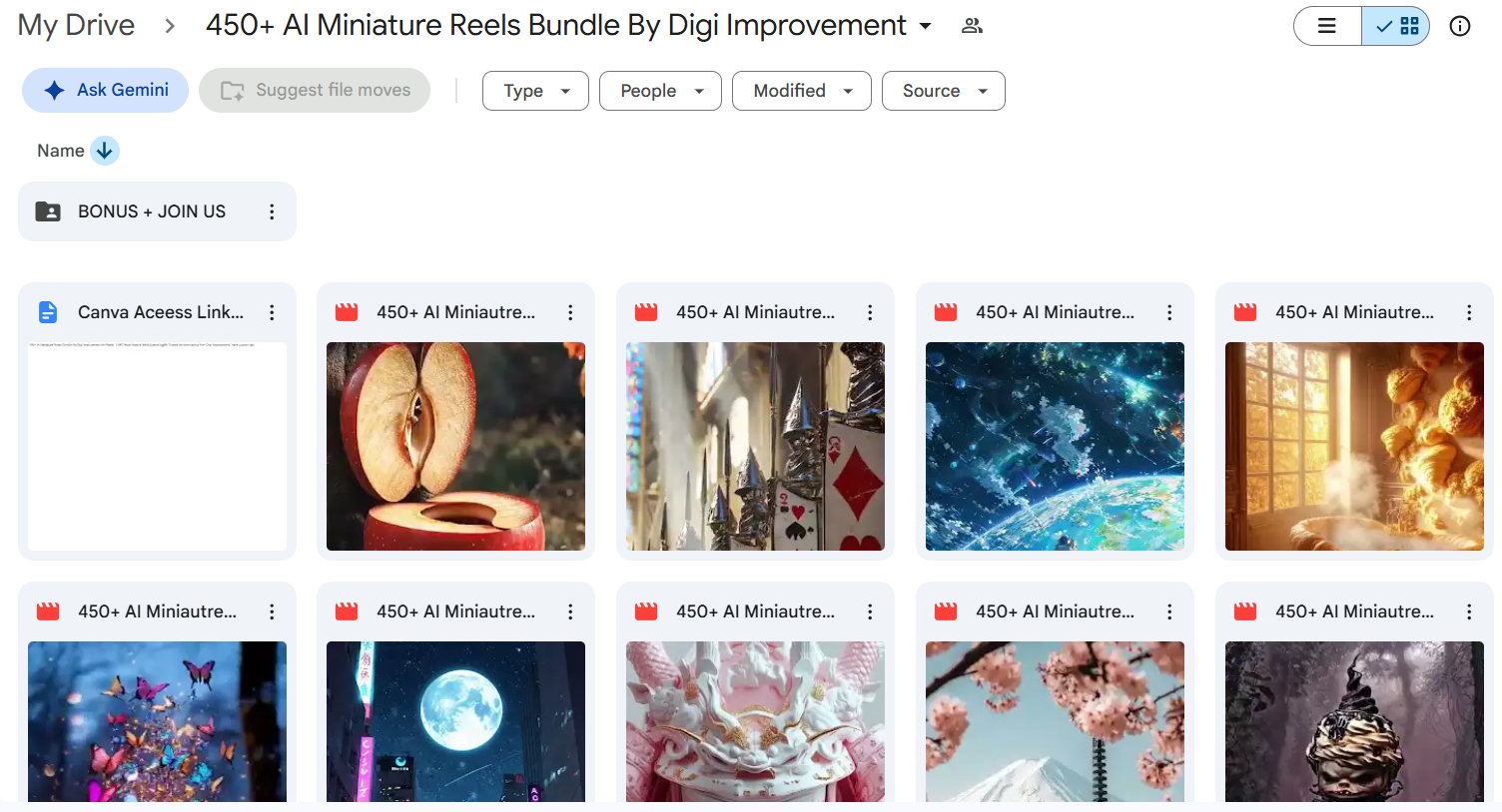 450+ AI Miniature Reels Bundle — photo 4