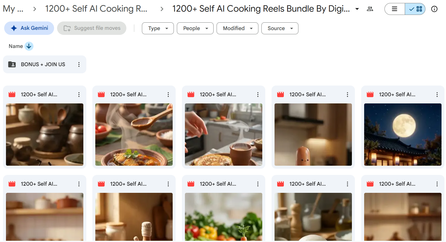 1200+ Self AI Cooking Reels Bundle — photo 4